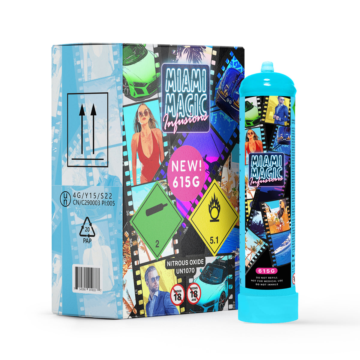 Miami Magic N2O Cream Charger | FREE Delivery Orders $100+