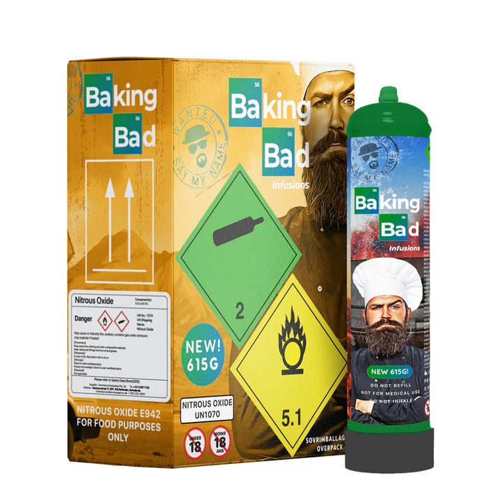 Baking Bad 615g Culinary Gas Cream Charger Cylinder