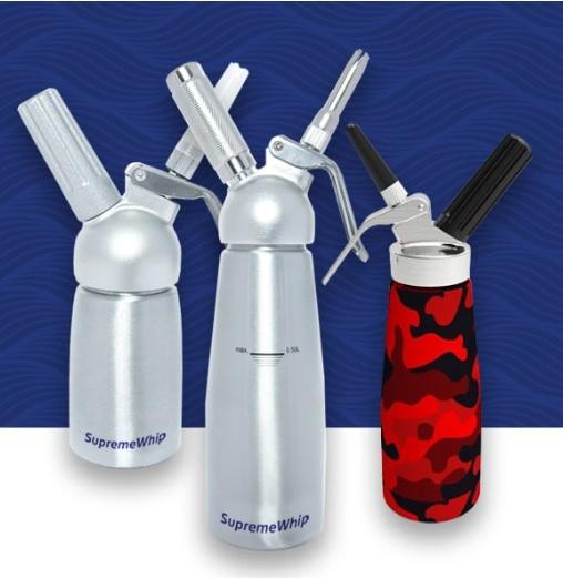 Nitrous Oxide Whip Cream Canisters & Dispensers