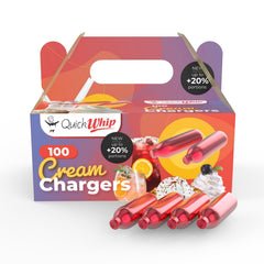 QuickWhip PRO 9g! Cream Chargers  - 100 Packs