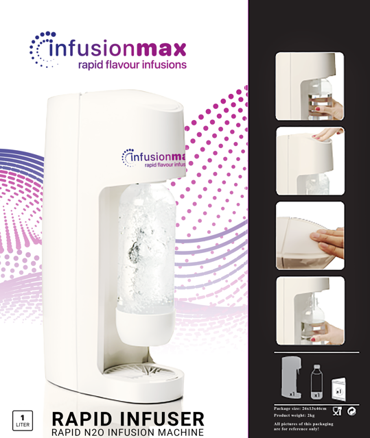 InfusionMax Rapid Infuser 1 Liter White – SupremeWhip US
