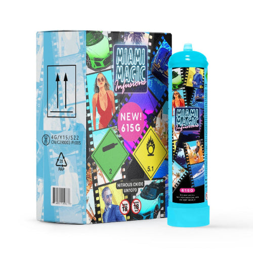 Miami Magic Infusions 615g Culinary Gas Cream Charger Cylinder SupremeWhip US Miami Magic Infusions 615g Culinary Gas Cream Charger Cylinder SupremeWhip US