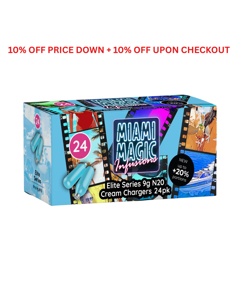 Miami Magic Infusions 9g Cream Chargers 24pks – SupremeWhip US