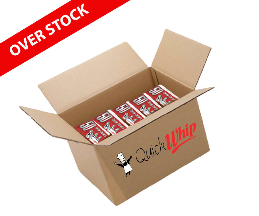 QuickWhip Cream Chargers Full Cartons of 600 8g N20 -  OVERSTOCK/ SUPER SALE