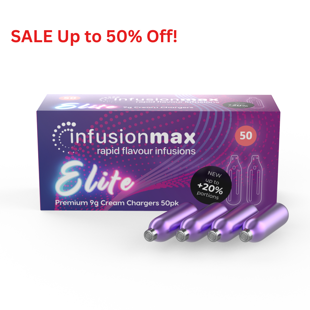 InfusionMax Elite 9g 50  Pack Cream Chargers Sale Up to 50% Off