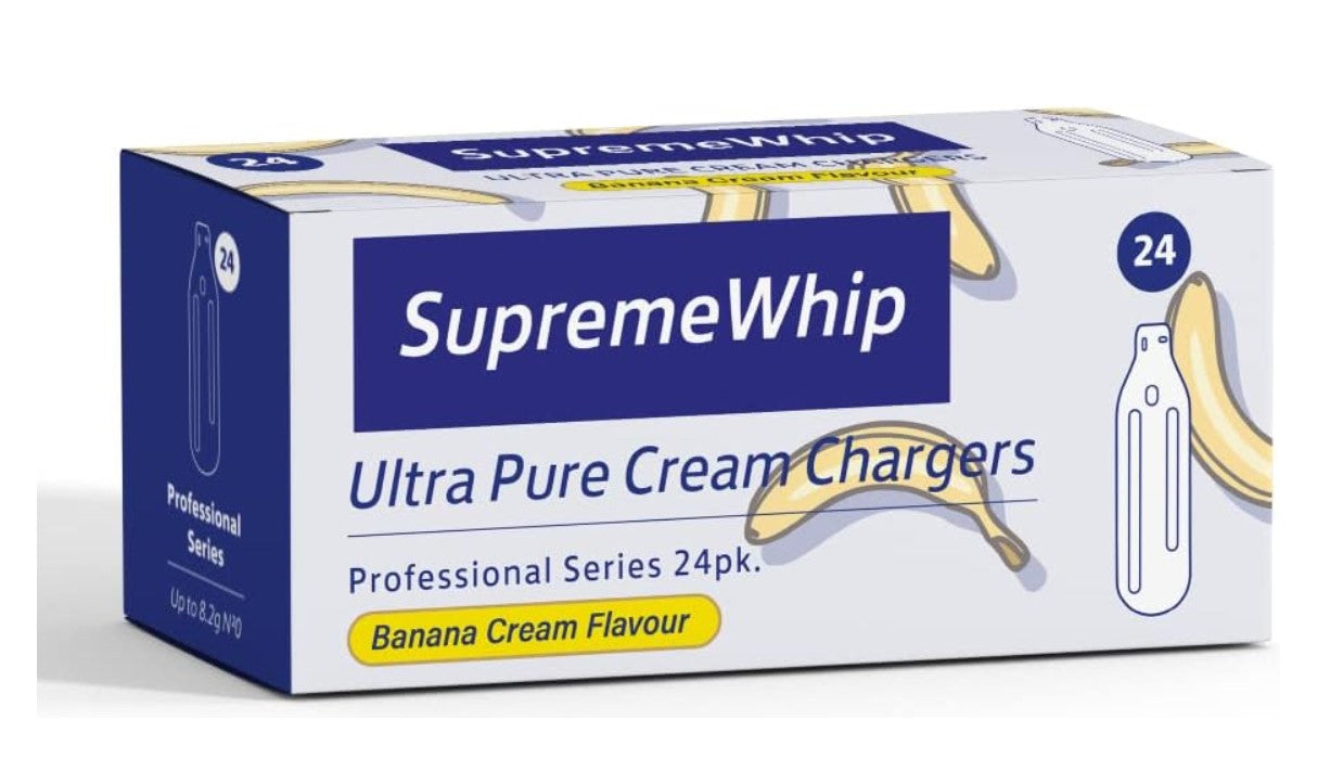 SupremeWhip Cream Chargers - Banana - 24Pks - 8.2g