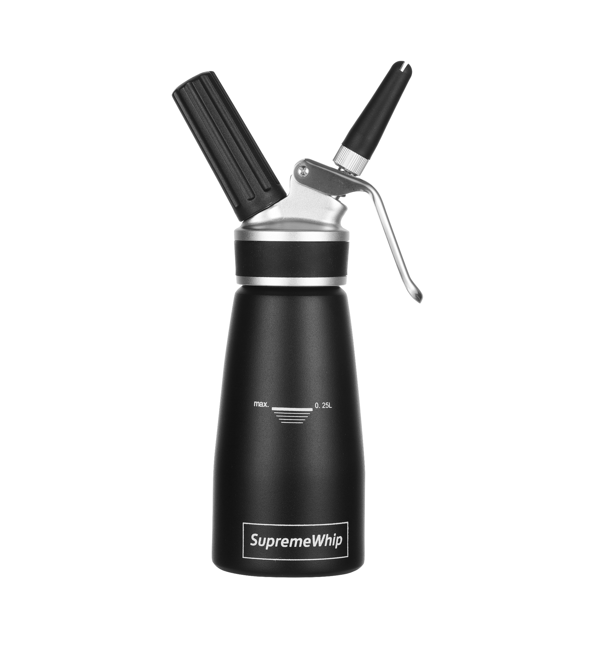 SupremeWhip PRO  Whipped Cream Dispenser 0.25L / 1/2 Pint – Black