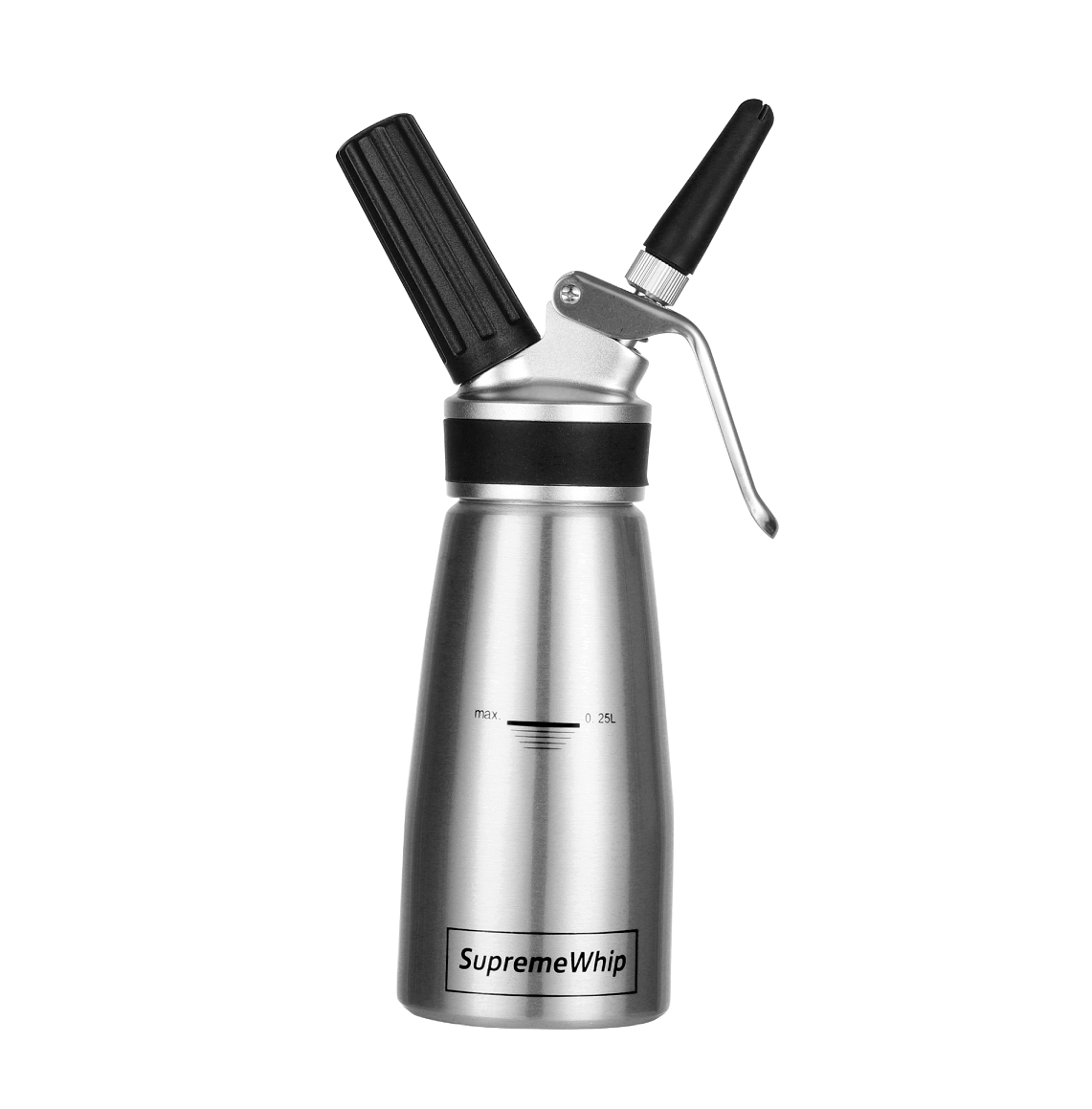 NEW 2021 SupremeWhip PRO Cream Dispenser 0.25L / 1/2 Pint  – Silver