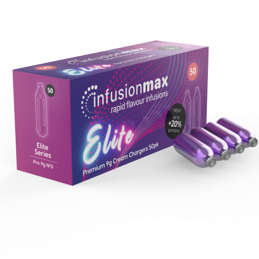 *NEW 2022* InfusionMaxElite 9g Cream Chargers - 50pks