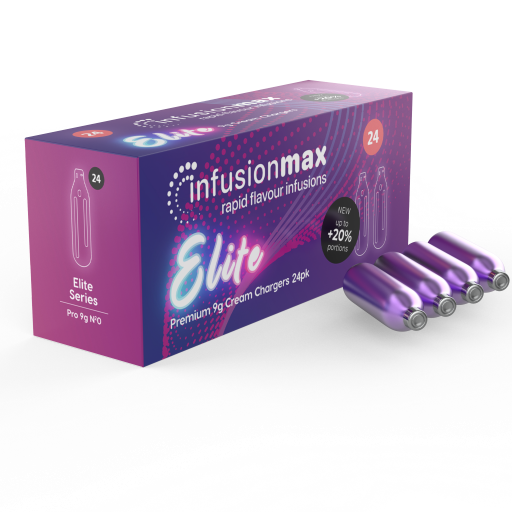 *NEW 2022* InfusionMaxElite 9g Cream Chargers  - 24pks