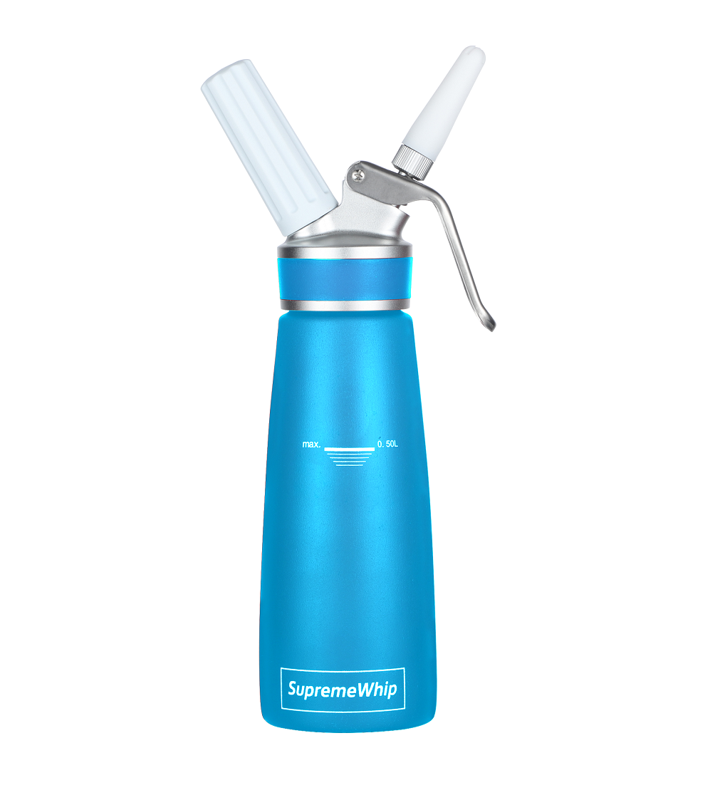 SupremeWhip Pro Whipped Cream Dispenser - 0.5L / 1 Pint - Blue