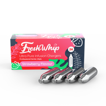 FreshWhip Cream Chargers STRAWBERRY 24 Packs - 8.2g
