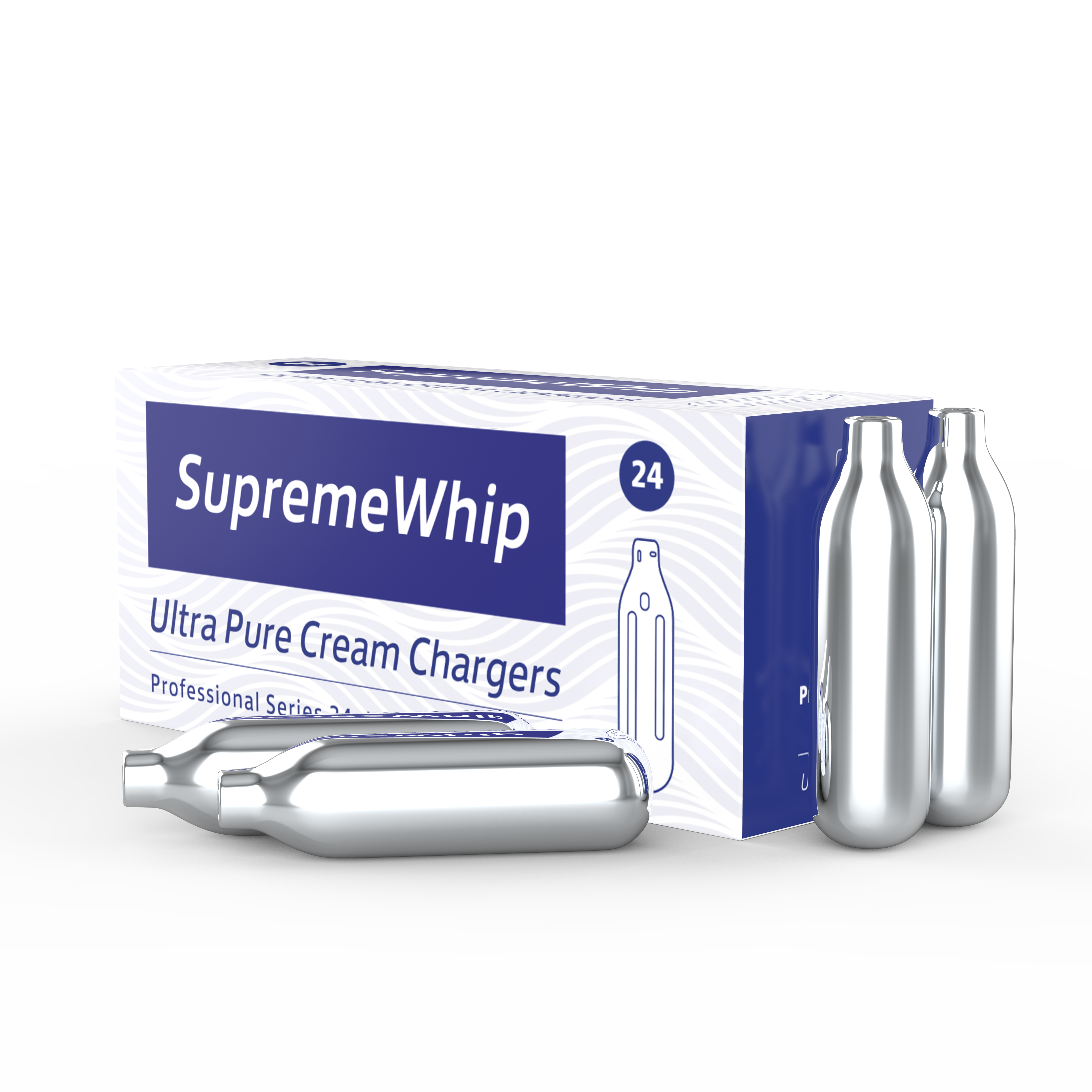 SupremeWhip Cream Chargers 8.2g in 24Pks - WHOLESALE