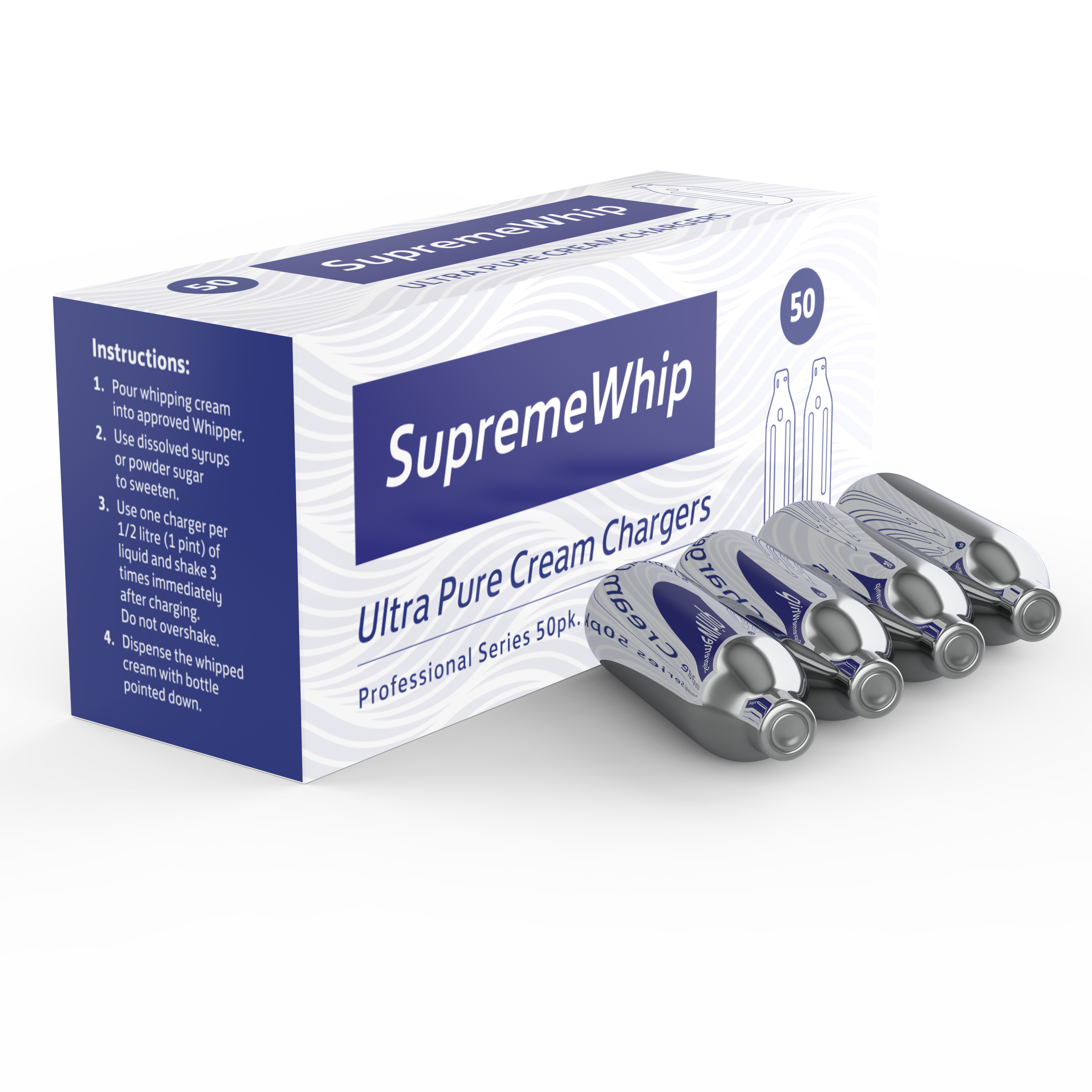 SupremeWhip Cream Chargers 8.2g in 50Pks