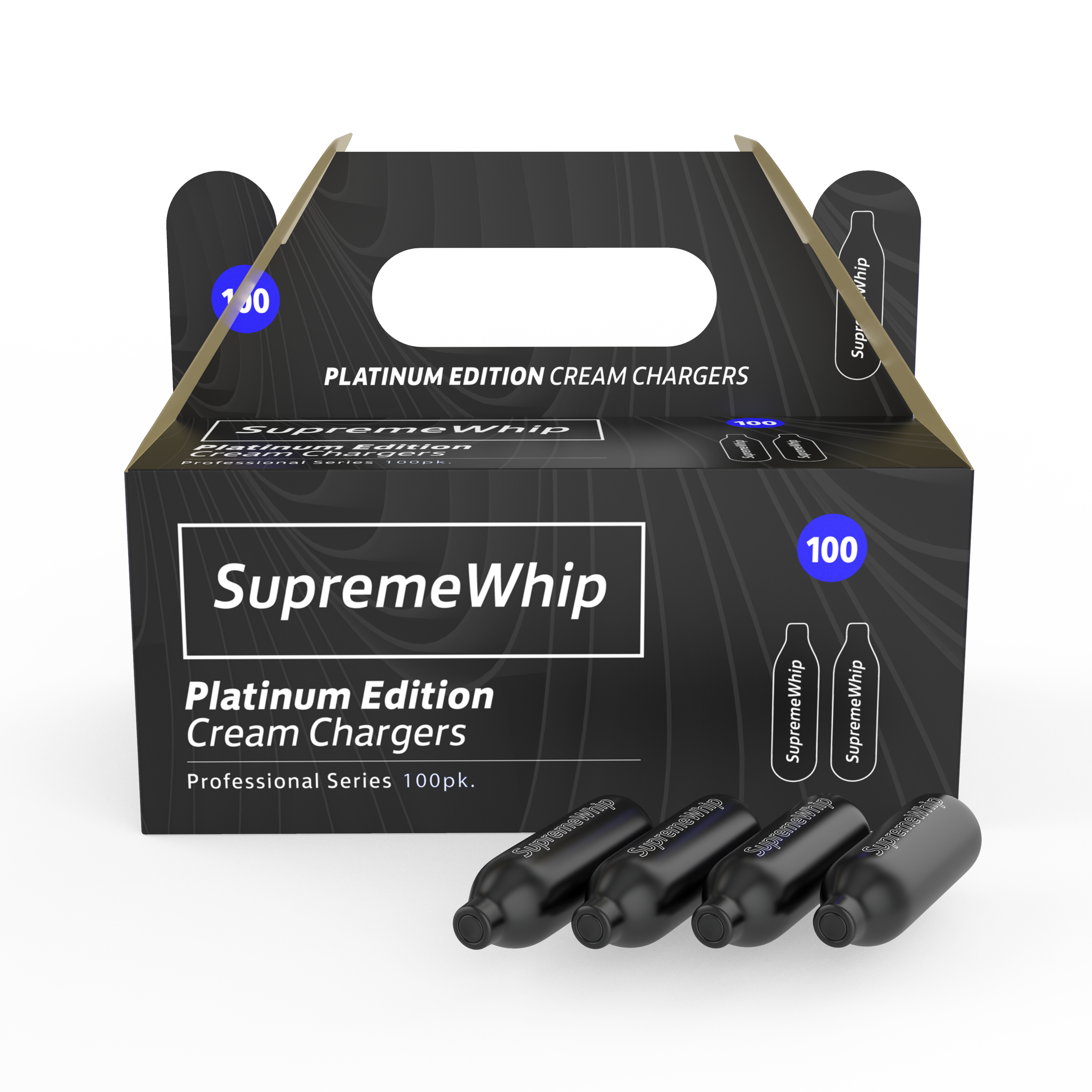 SupremeWhip Cream Chargers Platinum Series -  8g - 100Pks Wholesale