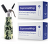 Starter Pack - SupremeWhip Cream Chargers –24 Packs  & 0.5L Army Print Dispenser